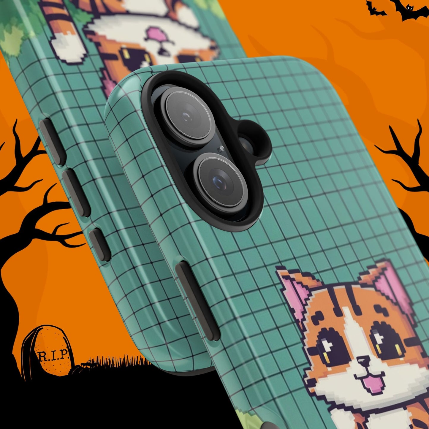 Meowmarabilia Wireless Charging Support Tough Case.