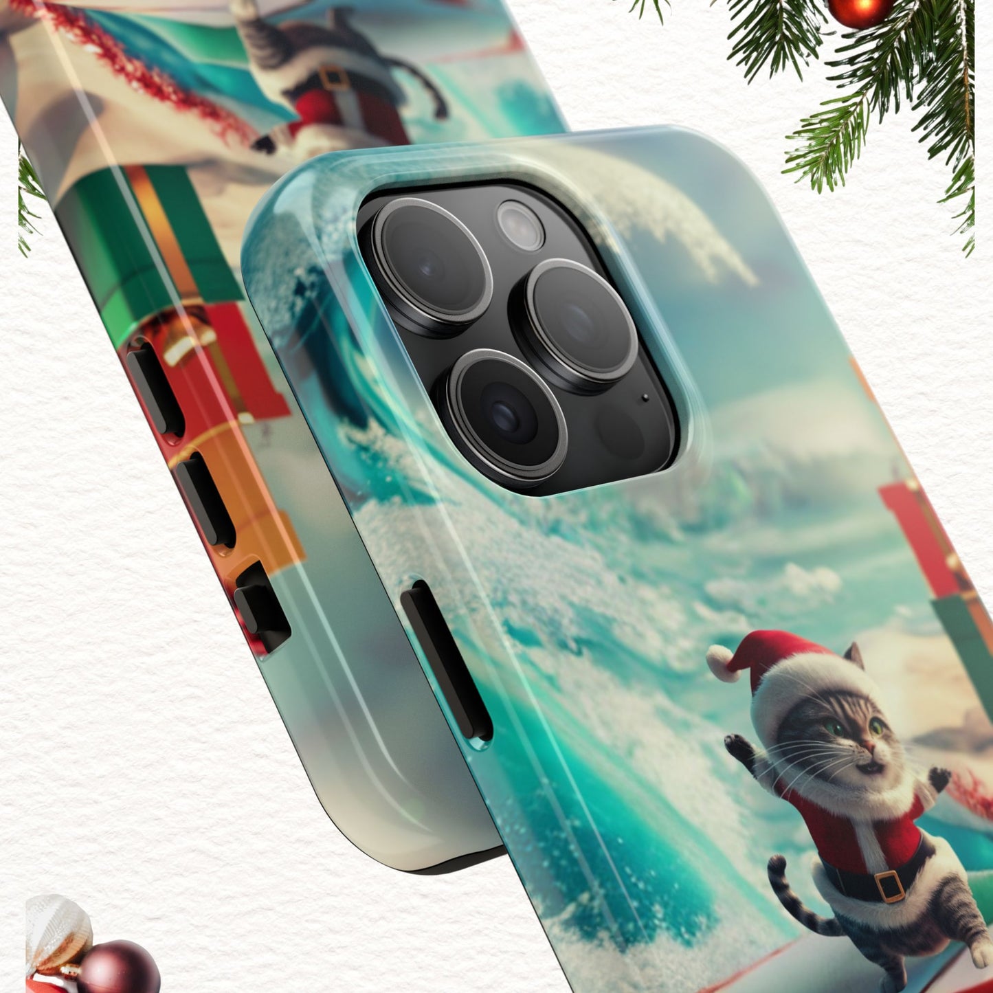 Meow Magic Wireless Charging Support Tough Case.