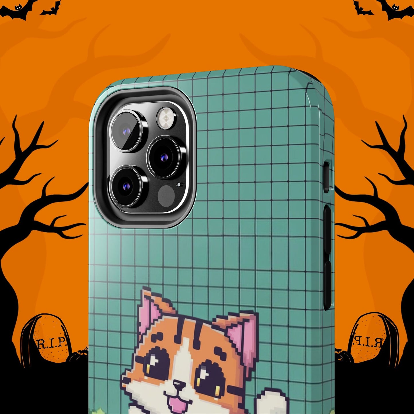 Meowmarabilia Wireless Charging Support Tough Case.