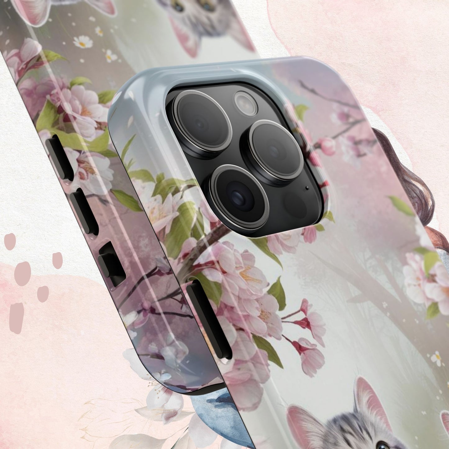 Lavender Lullaby Wireless Charging Support Tough Case