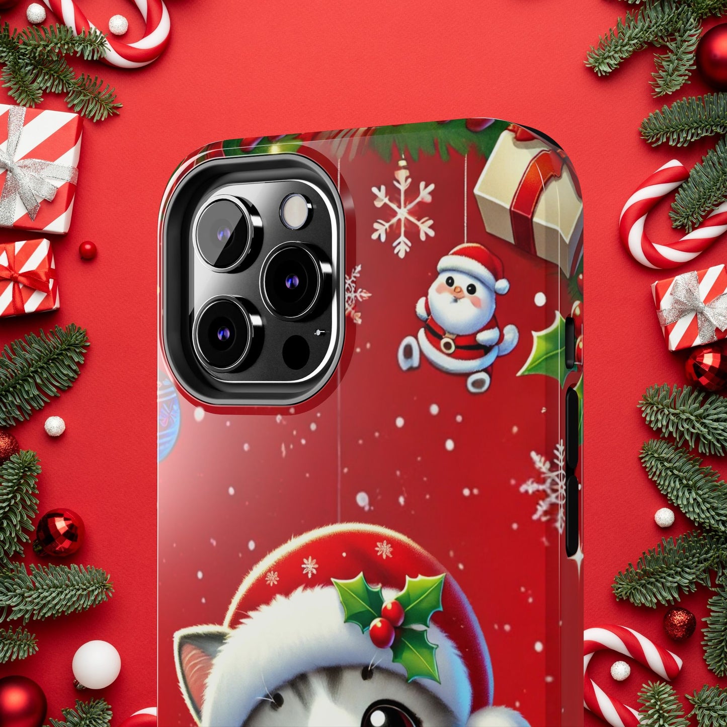 Purrfect Wishes Wireless Charging Support Tough Case