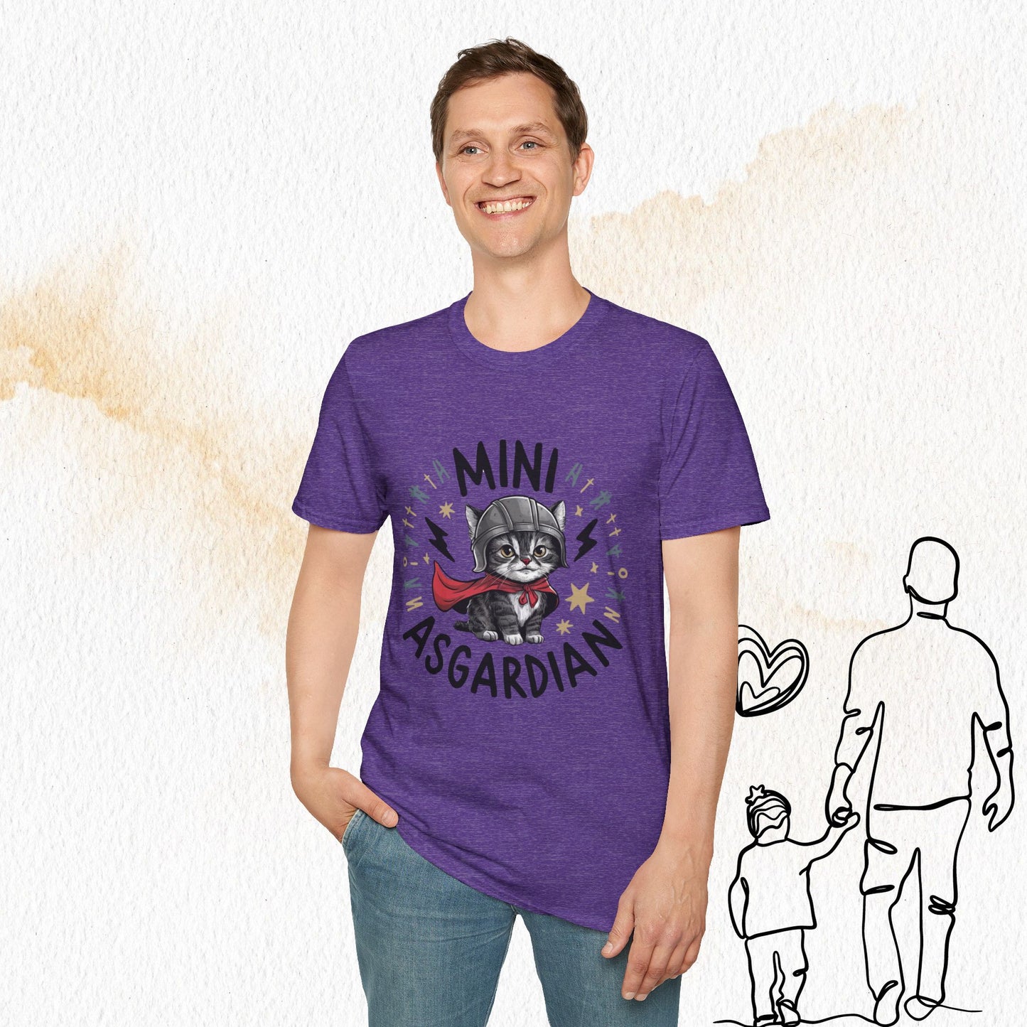 Mini Asgardian Cotton Men T-Shirt