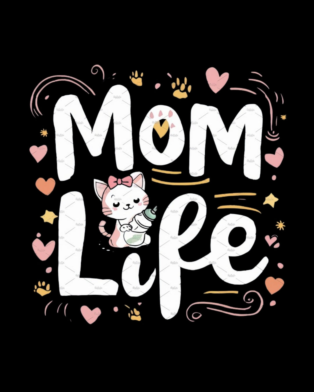 Mom Life Cotton Tee