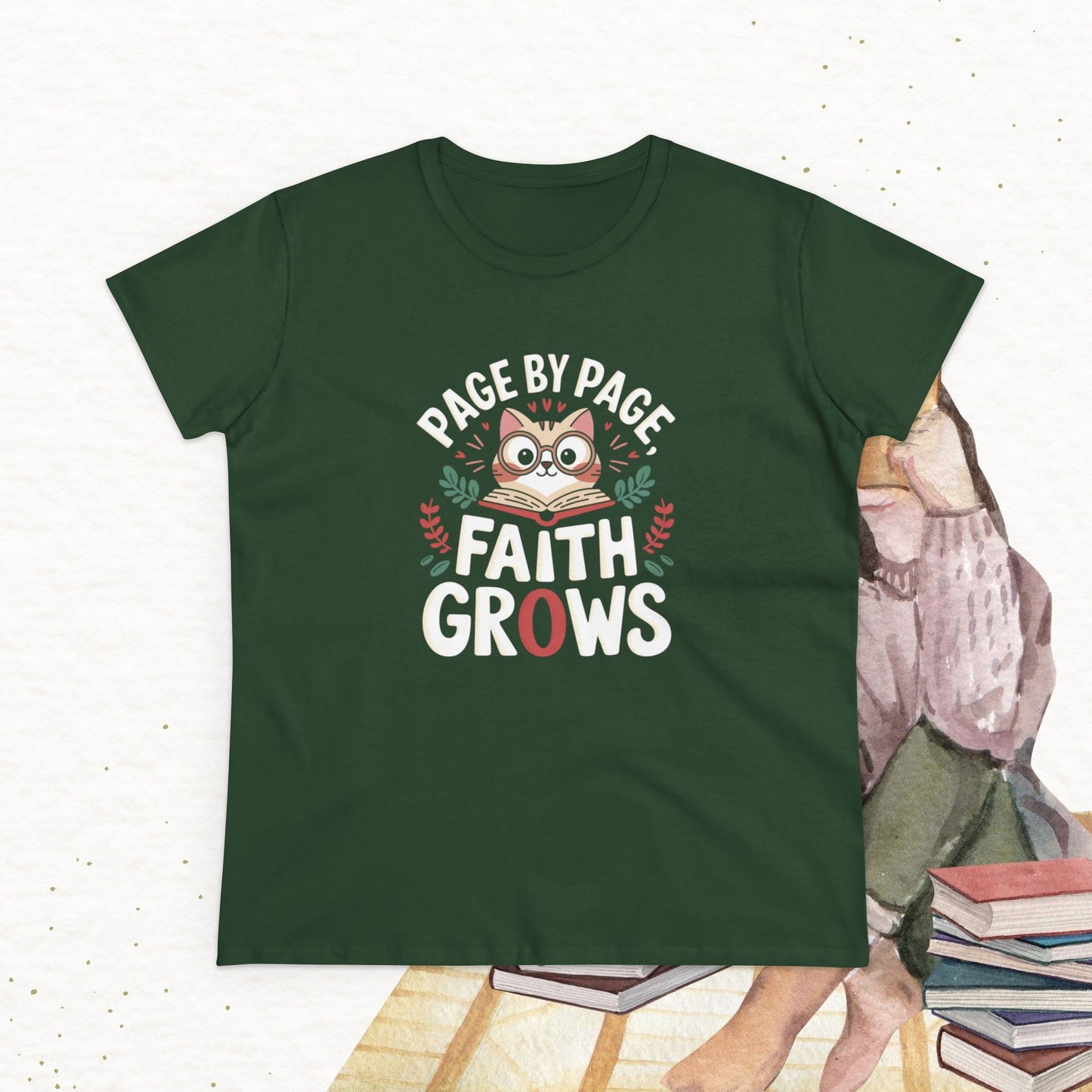 Faithful Threads Women Cotton Tshirt