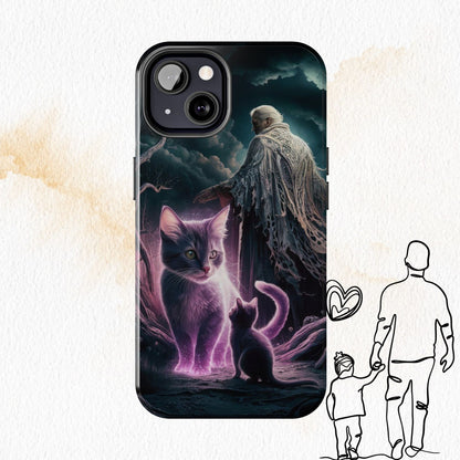 Meowmoirs Wireless Charging Support Tough Case