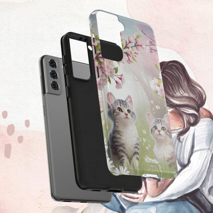 Lavender Lullaby Wireless Charging Support Tough Case