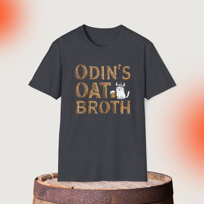 Odin Oat Broth Cotton Crew Neck Men Tshirt