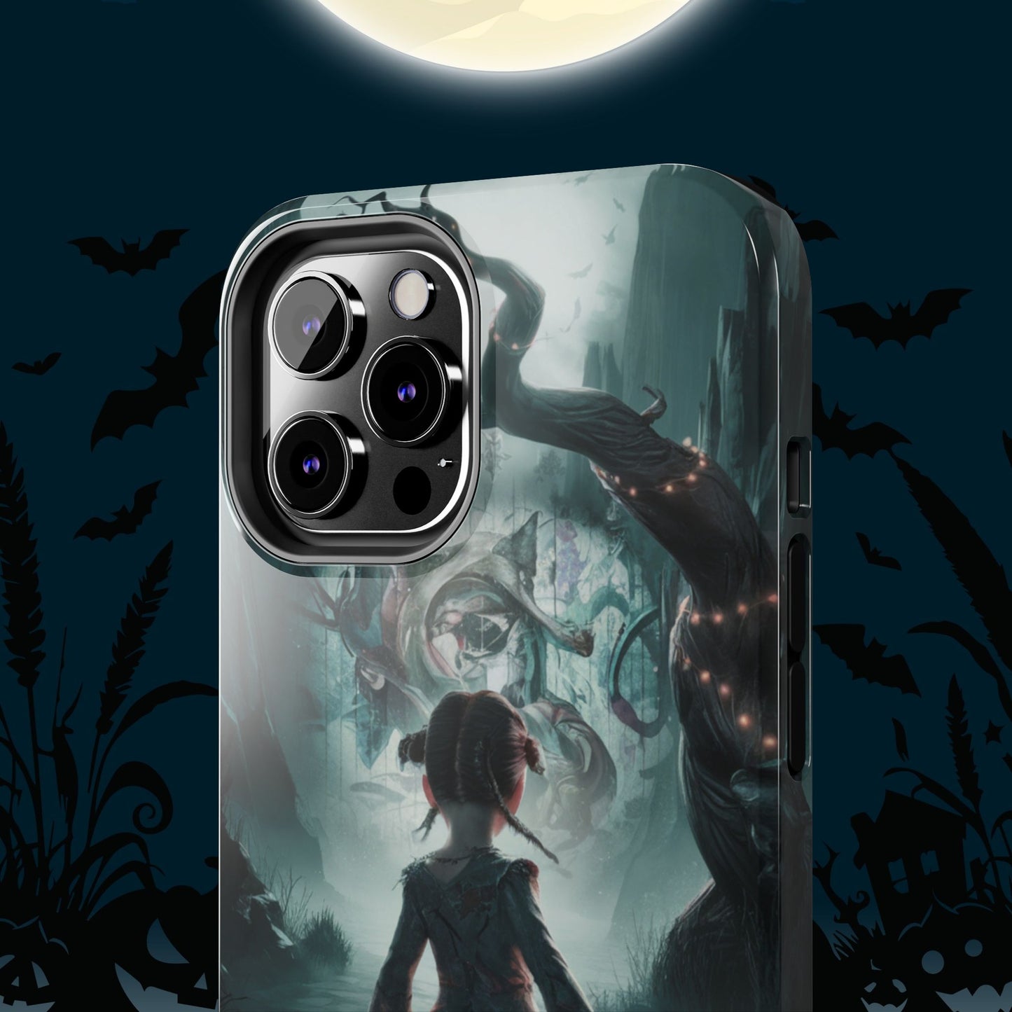 Feline Festivities Wireless Charging Support Tough Case.