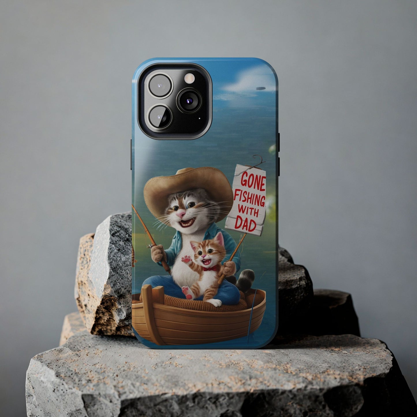 Dadcat Defender Wireless Charging Support Tough Case