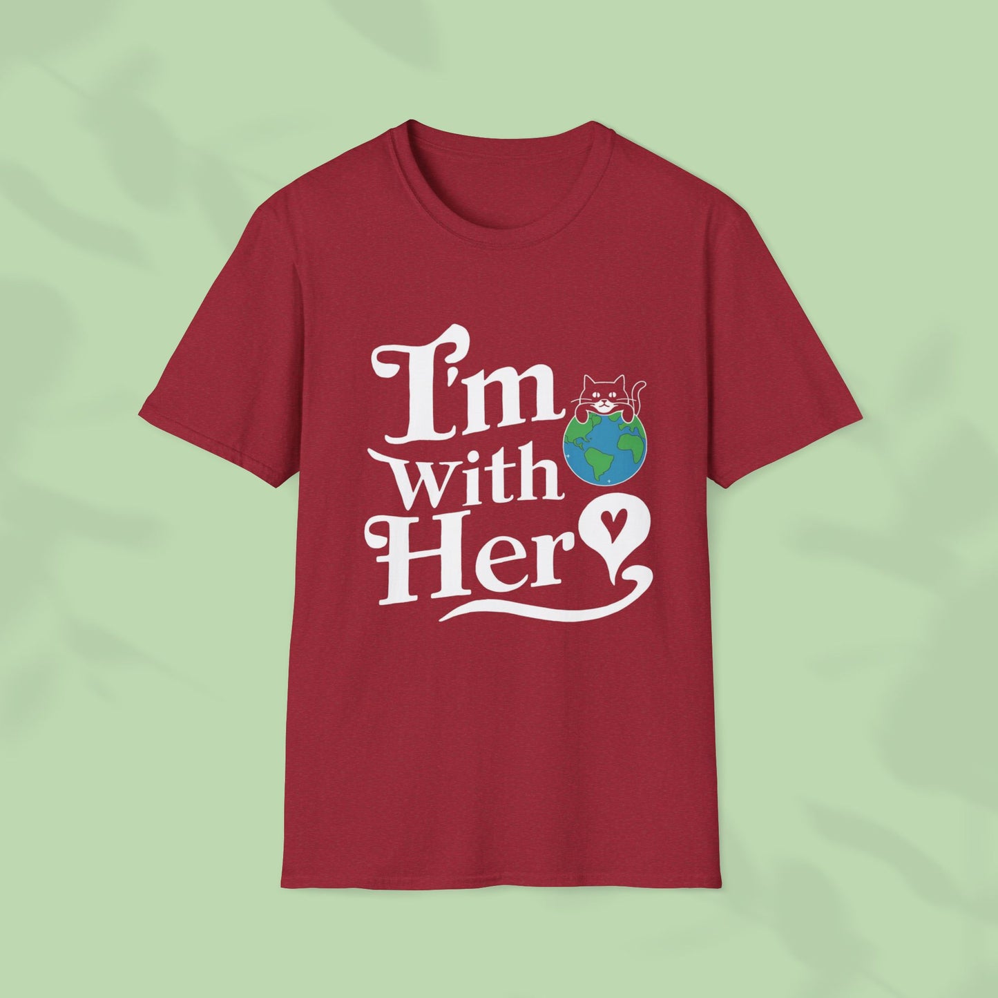 I am With Her Cotton Tee
