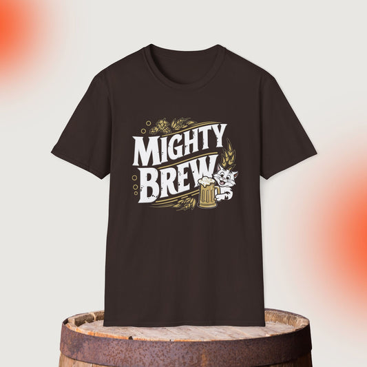 Mighty Brew Cotton Crew Neck Tshirt