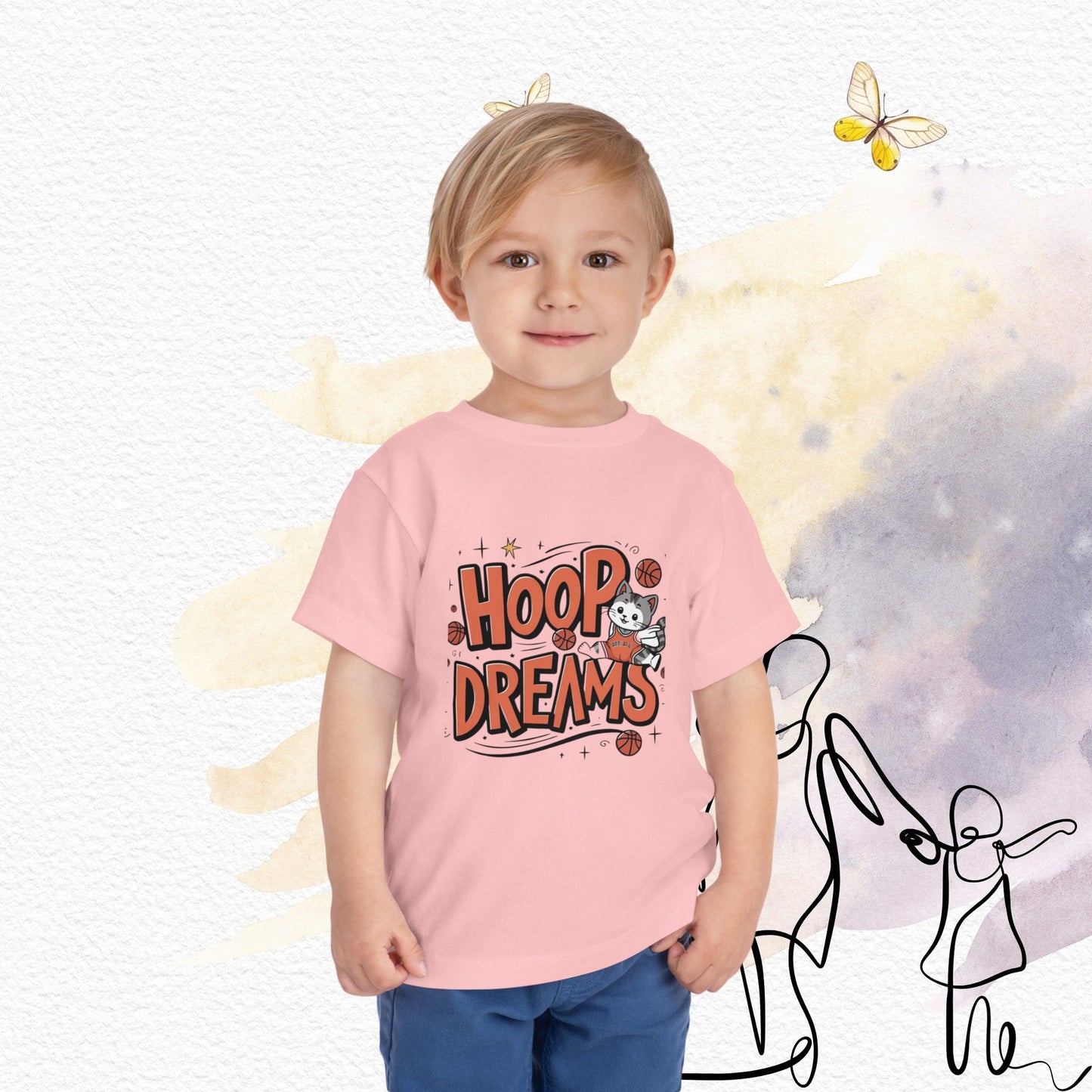 Hoops Dream Toddler Cotton T-Shirt