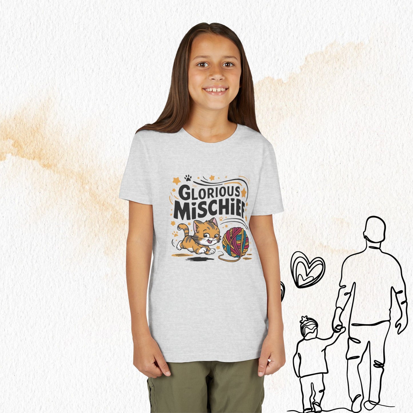 Glorious Mischief  Youth Heavy Cotton T-Shirt