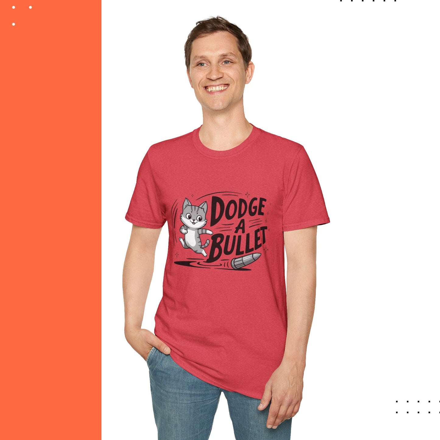 Dodge A Bullet Idiom Cotton T-Shirt