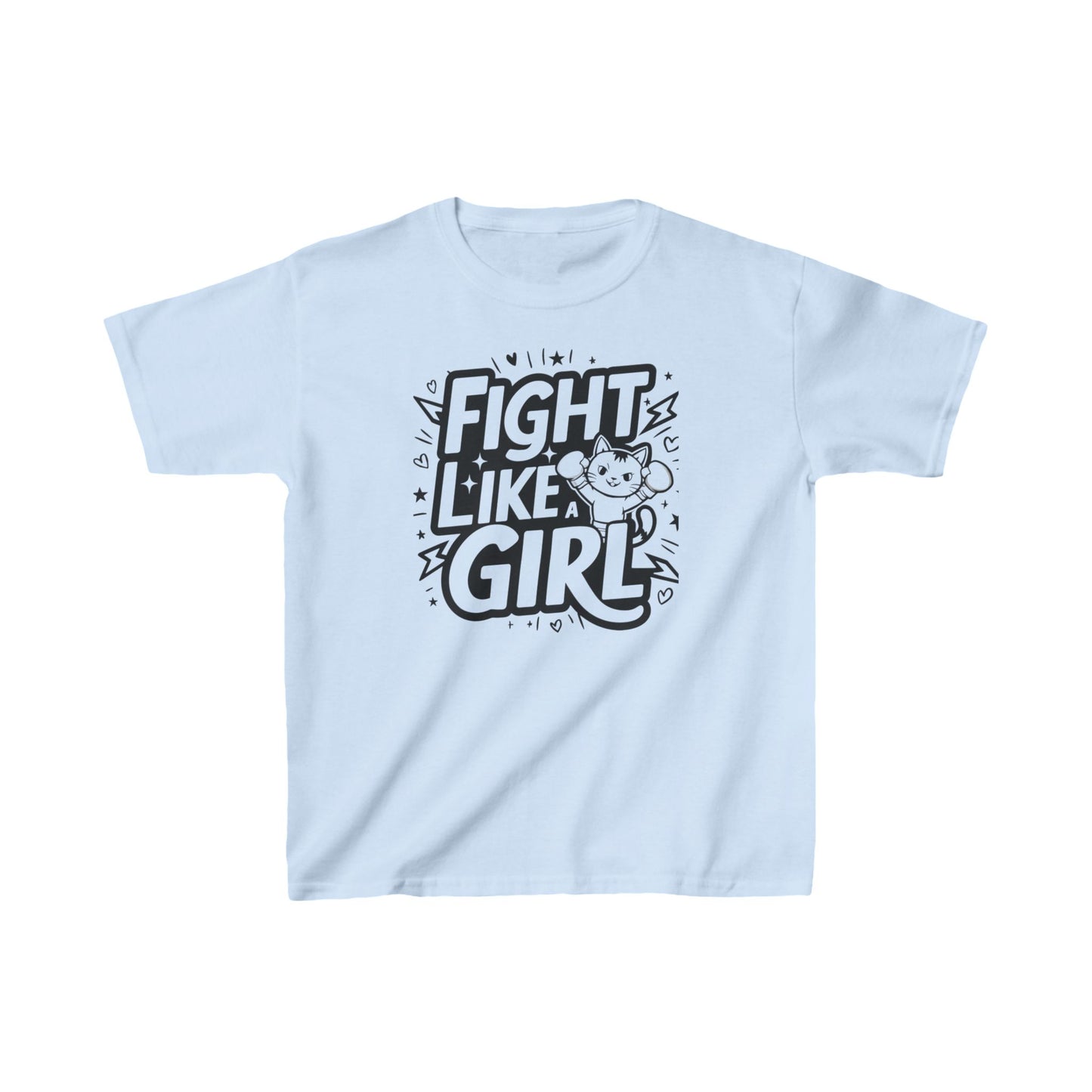 Fight Like Girl Kid Cotton T-Shirt