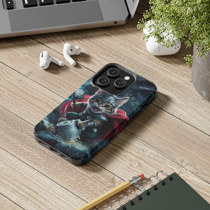 Meow Mjolnir Wireless Charging Support Tough Case
