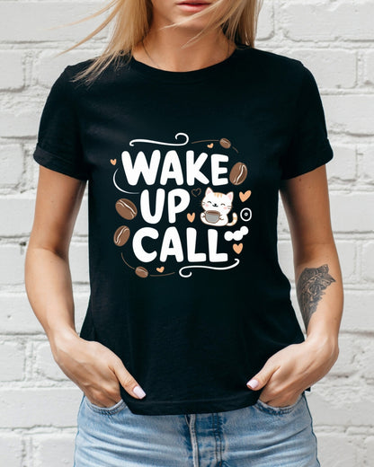 Wake Up Call Cotton T-Shirt