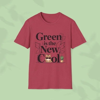 Green Is The New Cool Cotton T-Shirt