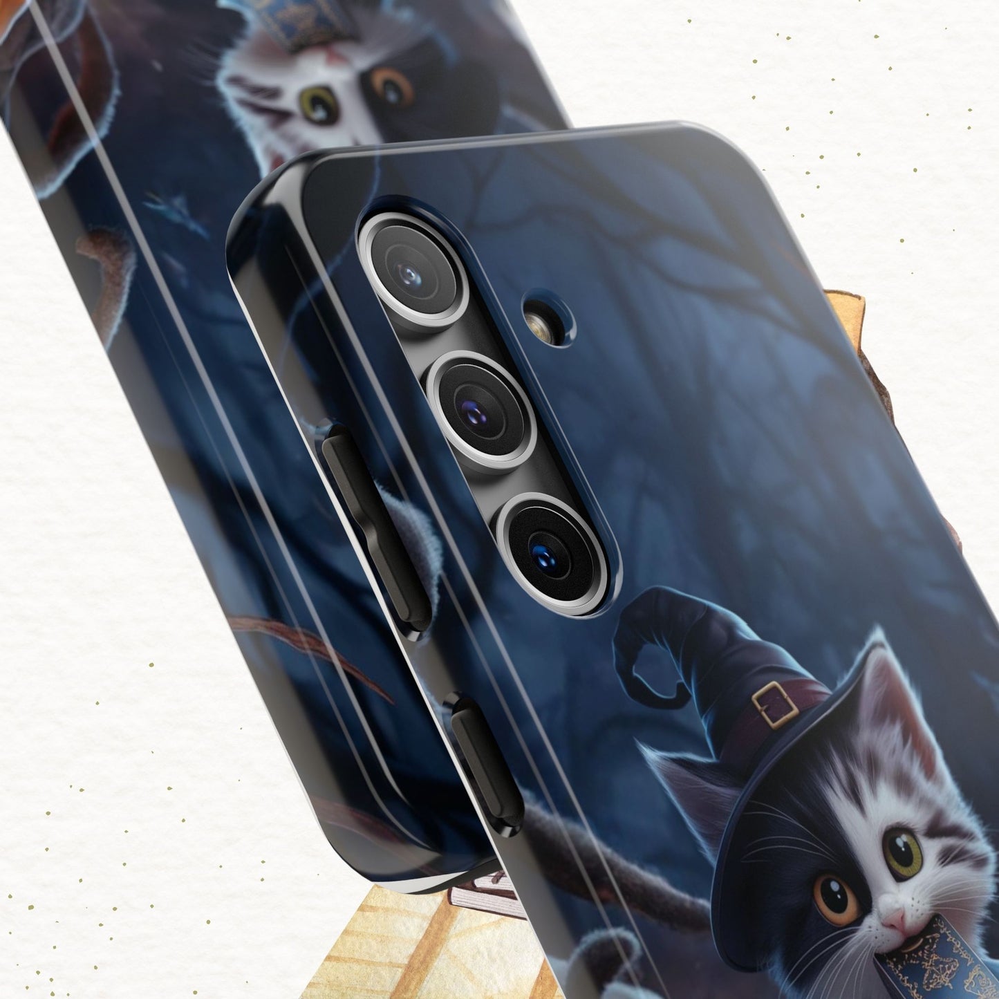 Chrono Catnap Wireless Charging Support Tough Case