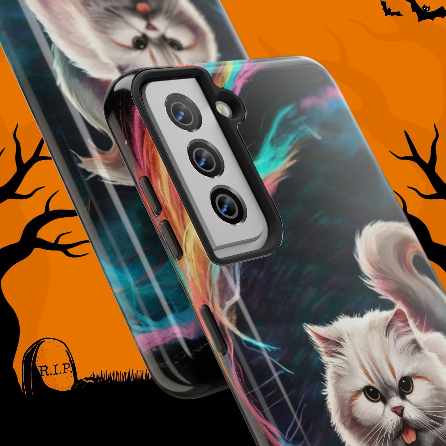 Meowble Dribble Wireless Charging Support Tough Case.