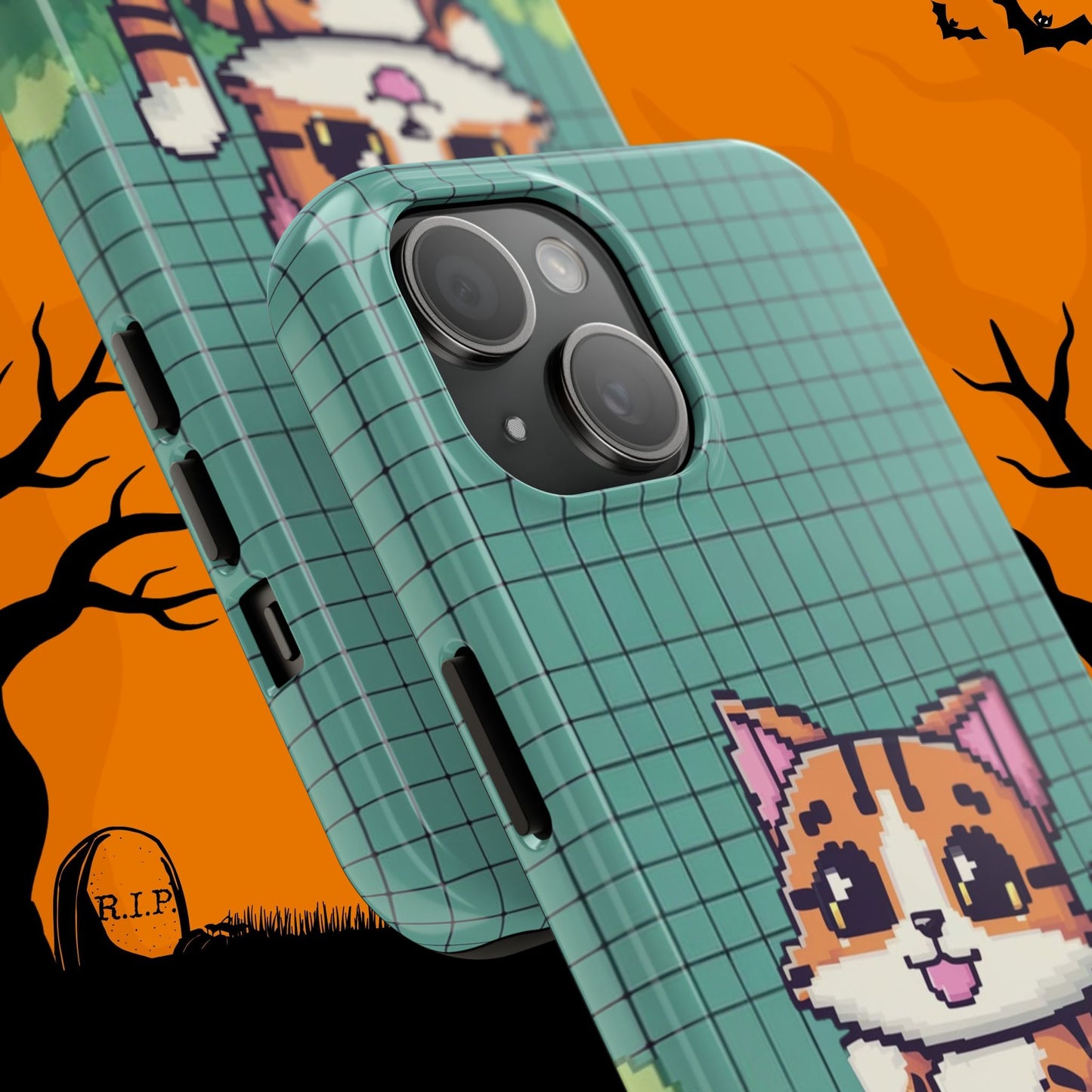 Meowmarabilia Wireless Charging Support Tough Case.