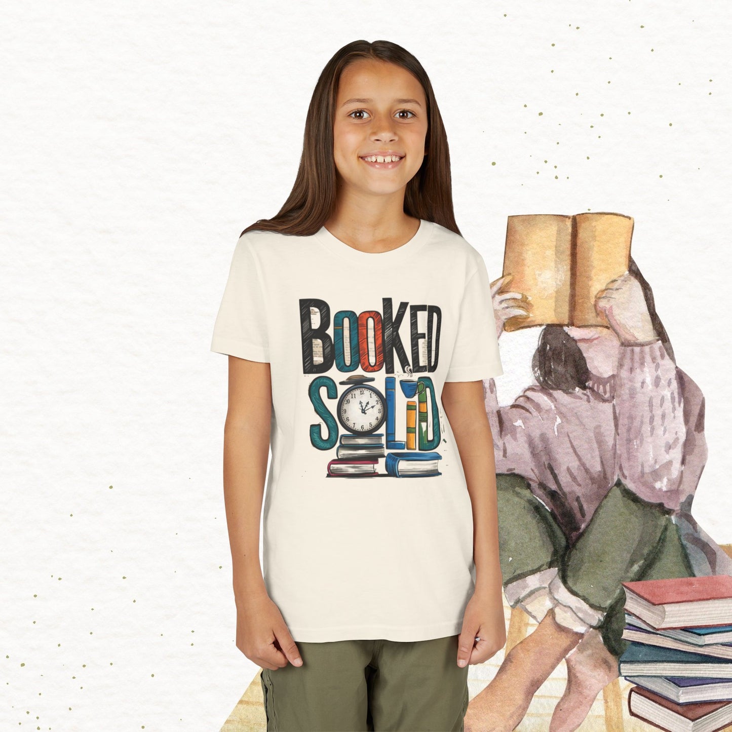 Booked Solid Youth Heavy Cotton T-Shirt