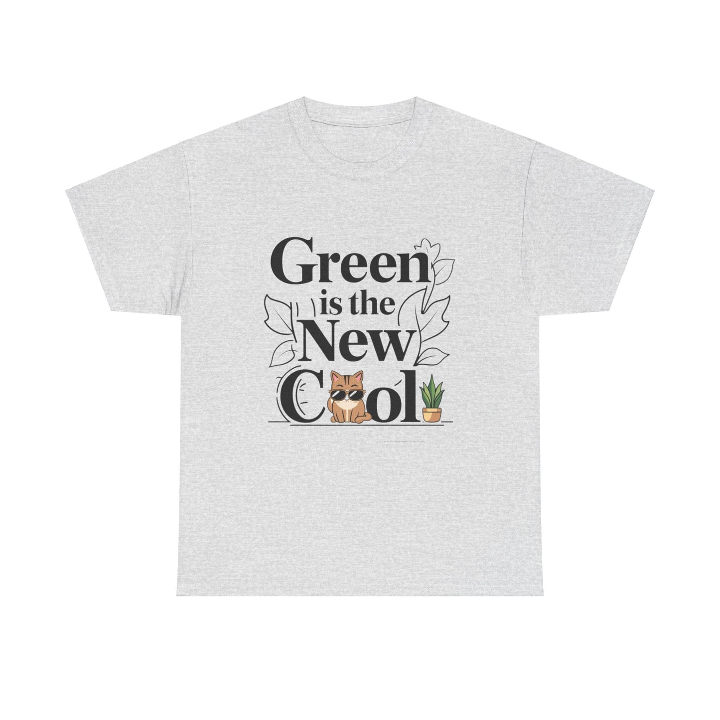 Green Is The New Cool Cotton T-Shirt