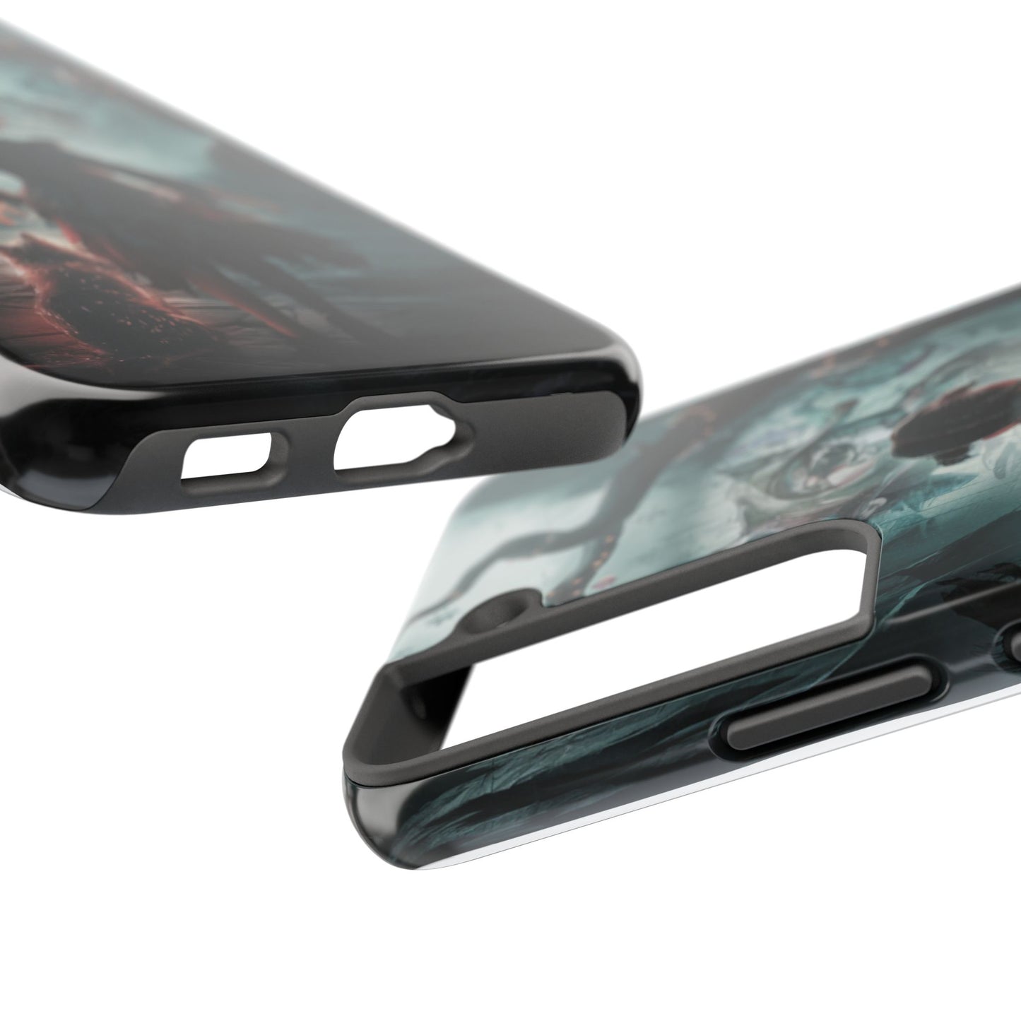 Feline Festivities Wireless Charging Support Tough Case.