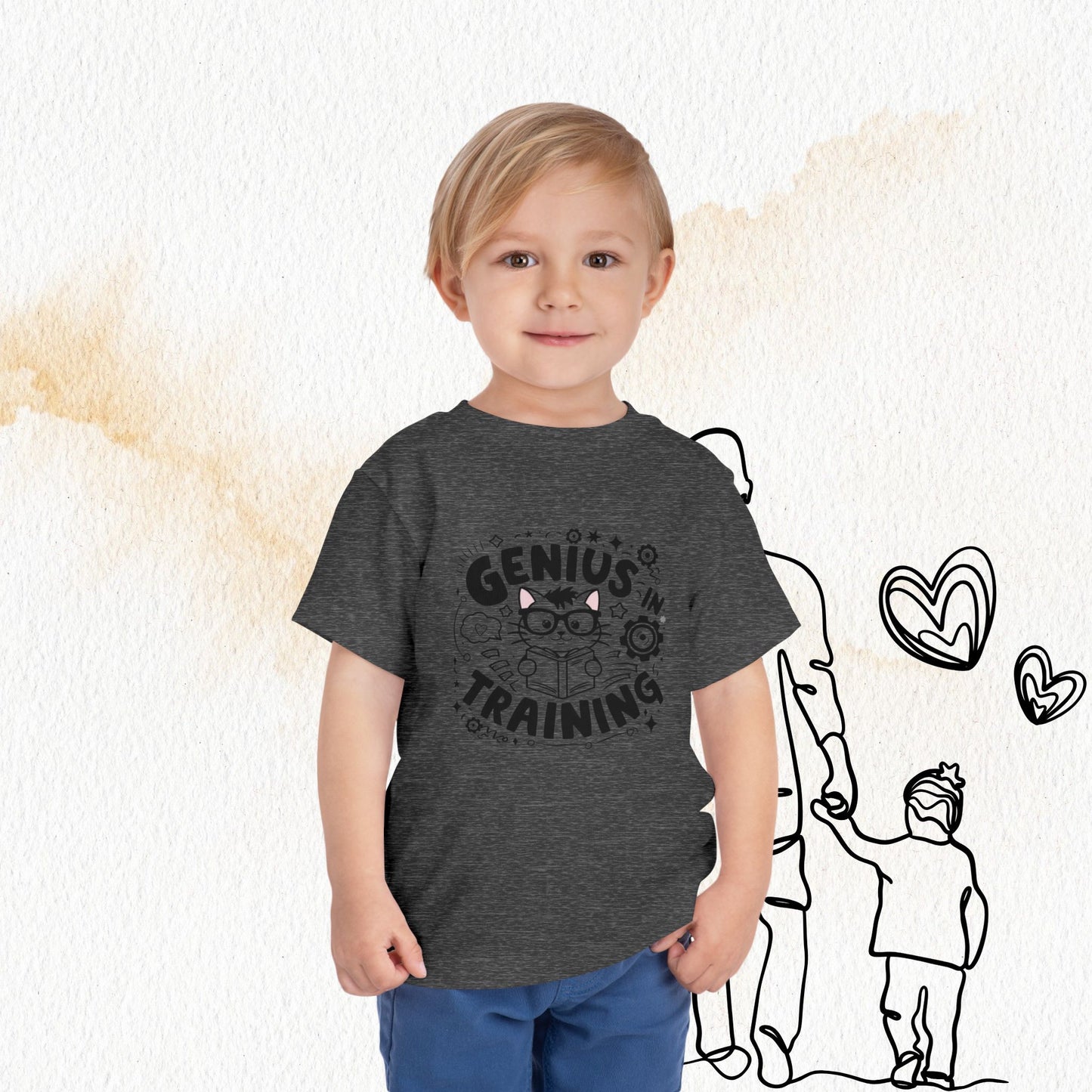 Genius In Training Toddler Cotton T-Shirt
