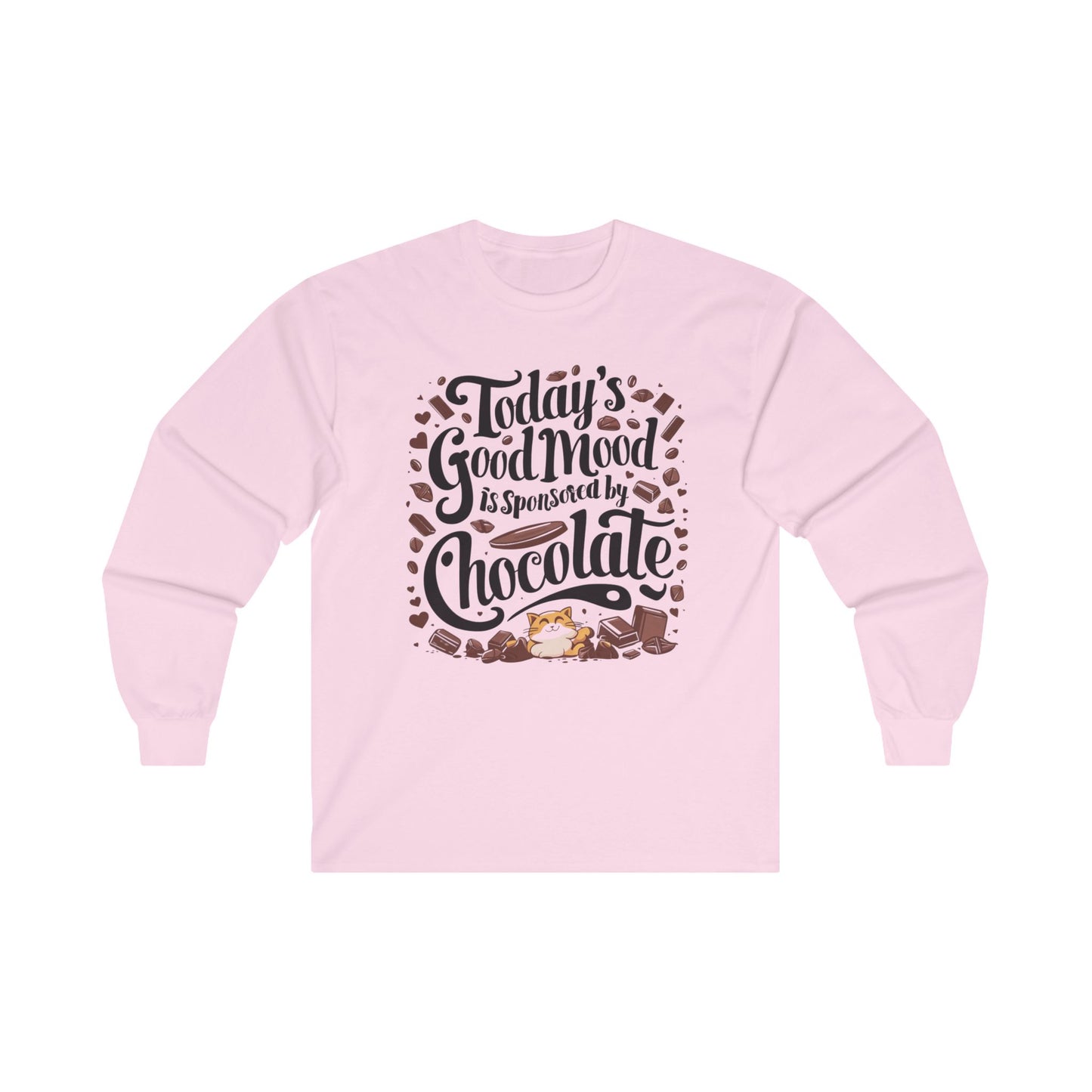 Today Good Mood Cotton Long Sleeve Tshirt
