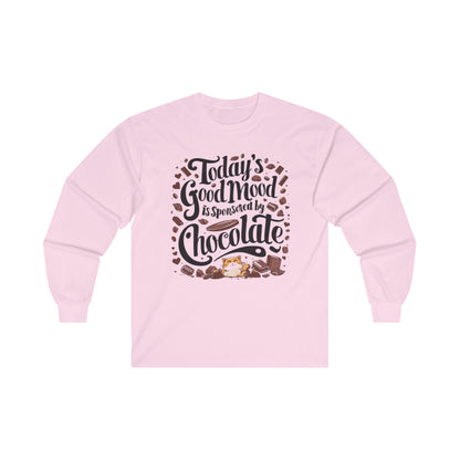 Today Good Mood Cotton Long Sleeve Tshirt