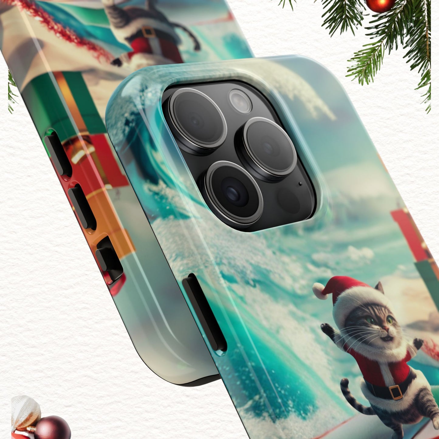 Meow Magic Wireless Charging Support Tough Case.