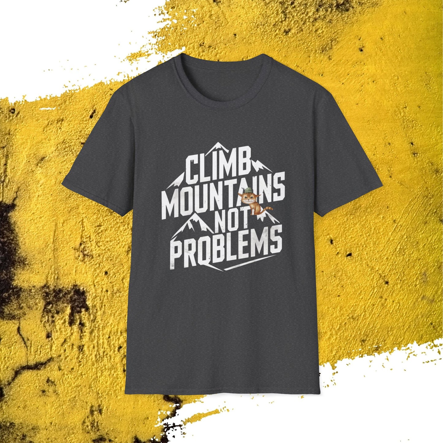 Climb Mountain Cotton Men T-Shirt