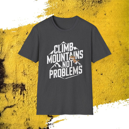 Climb Mountain Cotton Men T-Shirt