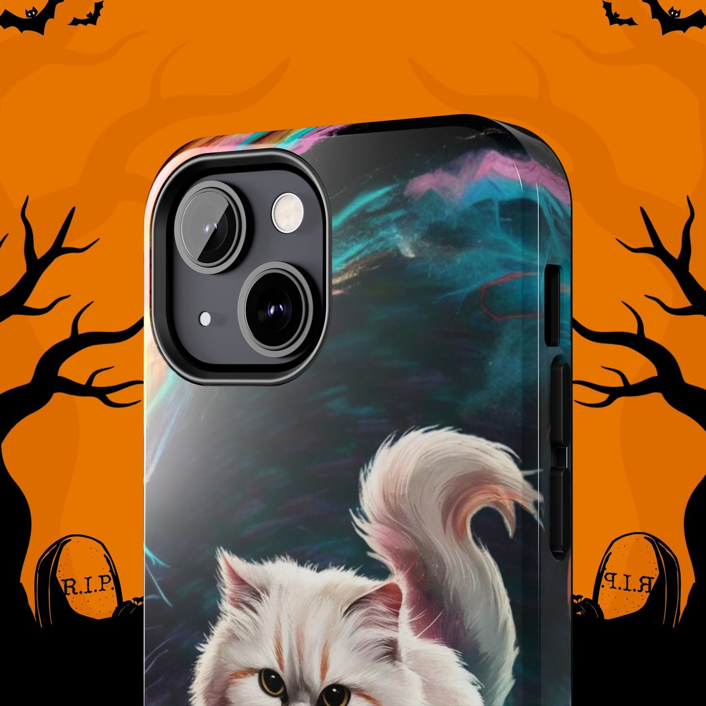 Meowble Dribble Wireless Charging Support Tough Case.