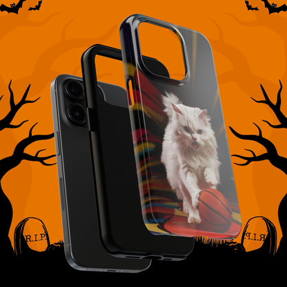 Alley-Oop Meow Wireless Charging Support Tough Case.