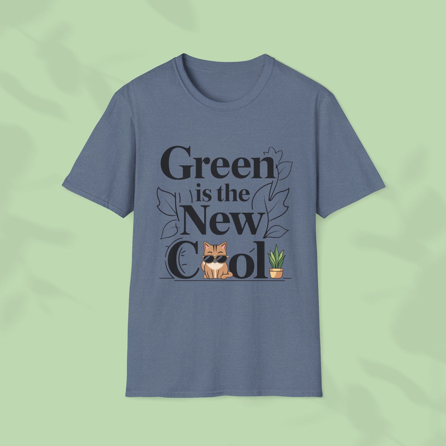 Green Is The New Cool Cotton T-Shirt