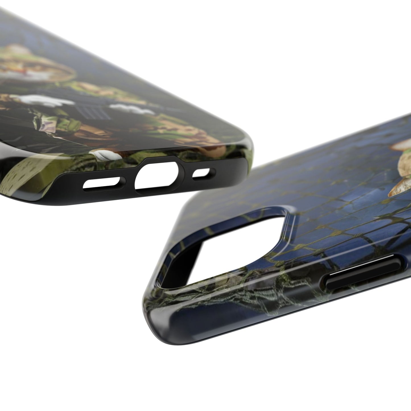 Meowter Armor Wireless Charging Support Tough Case