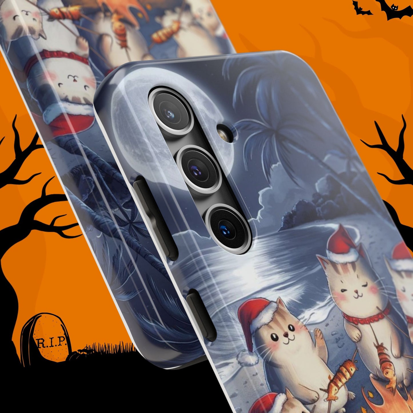 Meowmas Magic Wireless Charging Support Tough Case