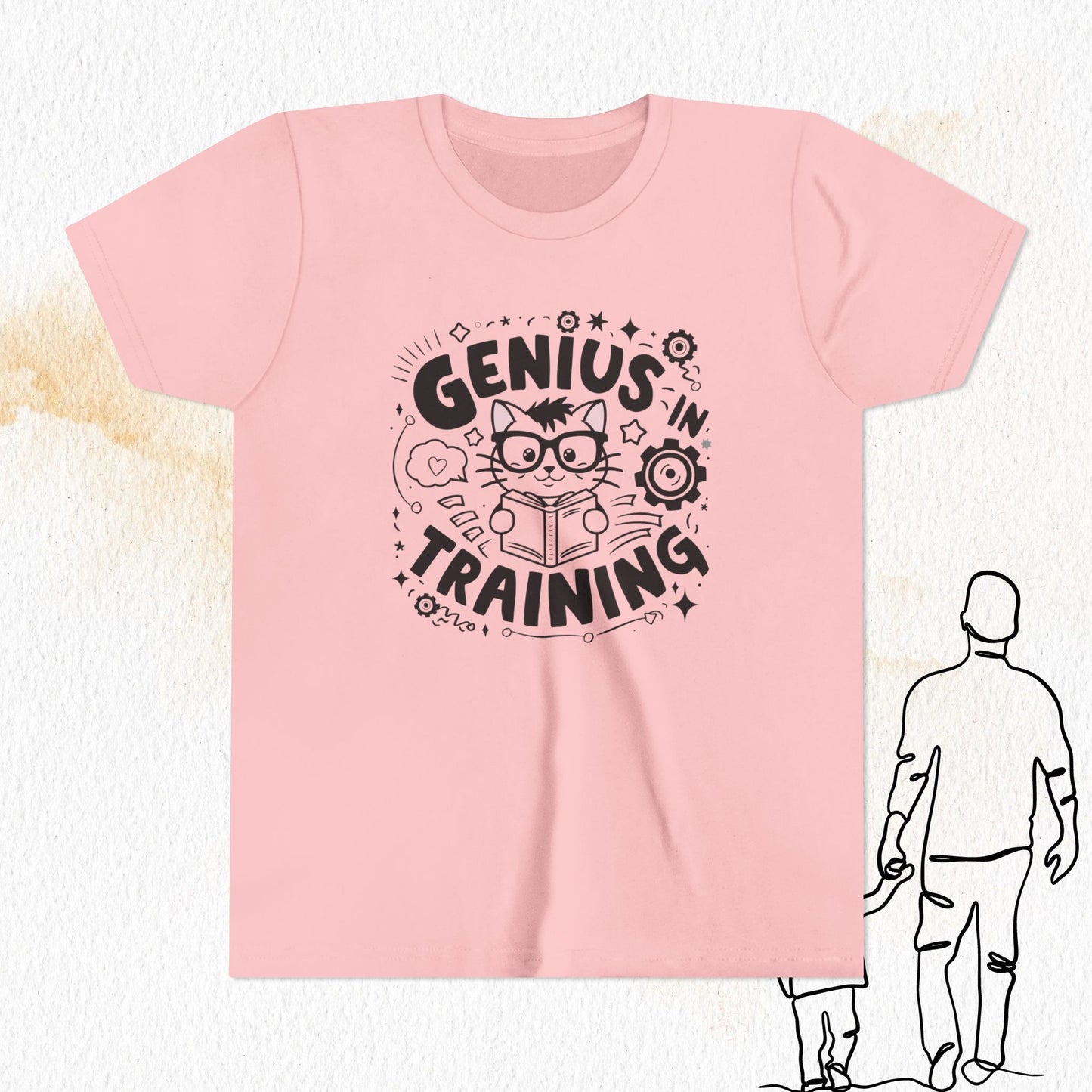 Genius In Training Youth Heavy Cotton T-Shirt