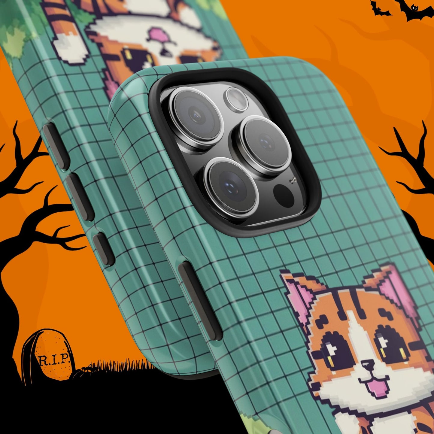 Meowmarabilia Wireless Charging Support Tough Case.