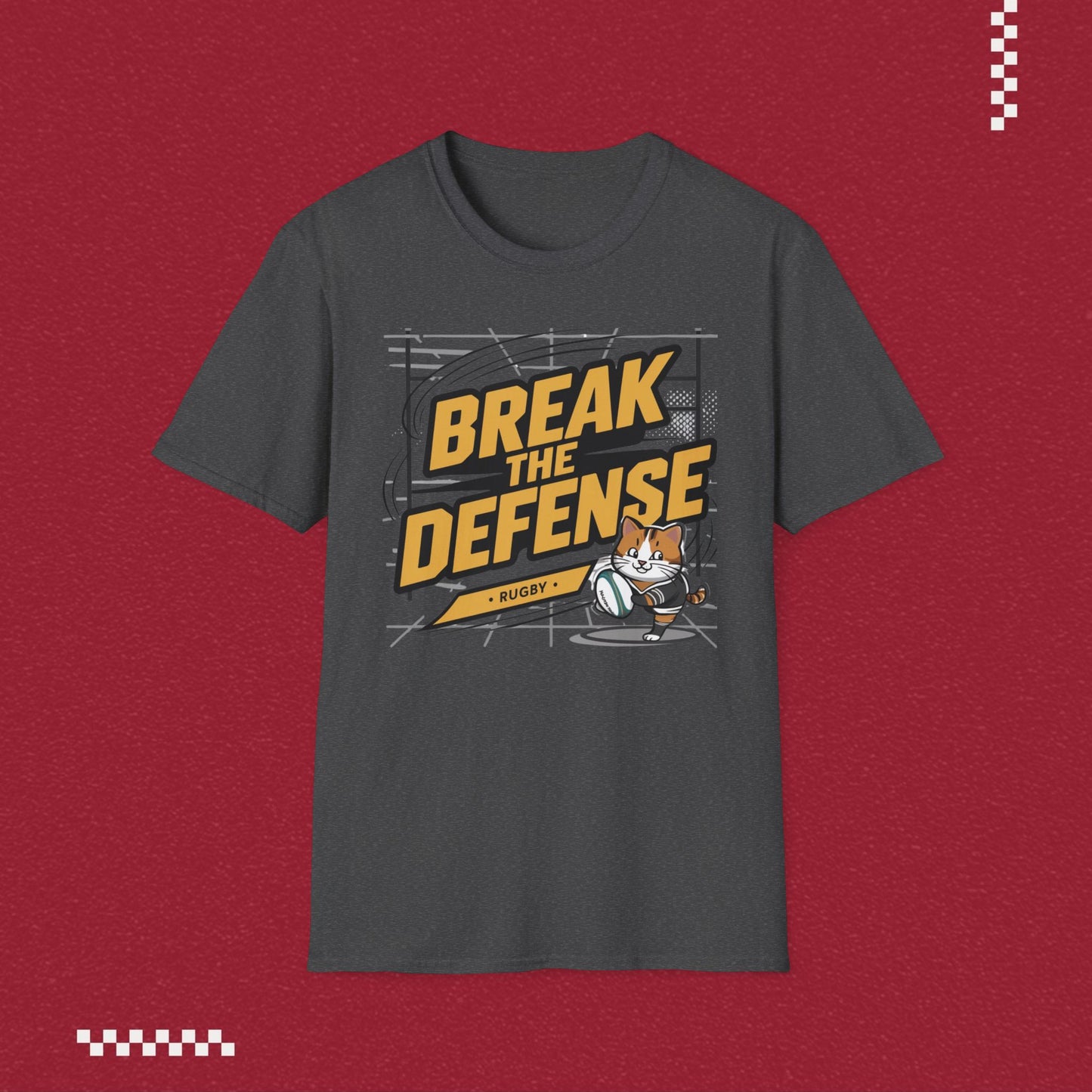 Break The Defence Crew Neck Cotton Men Tshirt