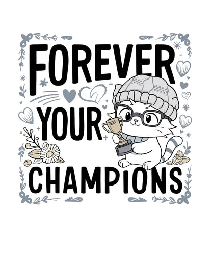 Forever Your Champion  Grandma Cotton Tshirt