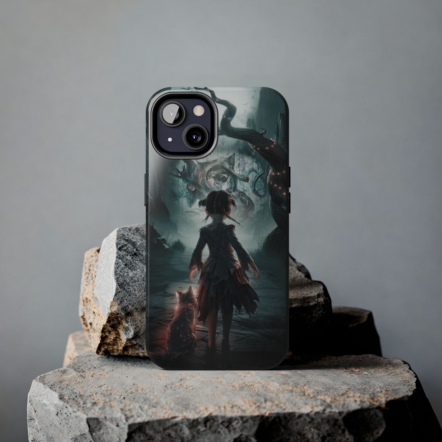 Feline Festivities Wireless Charging Support Tough Case.