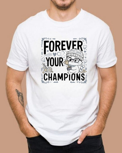 Forever Your Champion  Grandma Cotton Tshirt