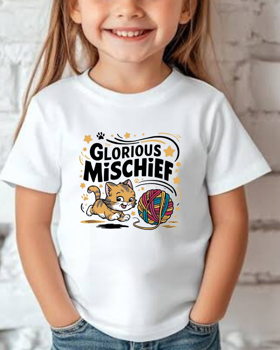 Glorious Mischief  Youth Heavy Cotton T-Shirt