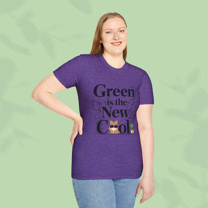 Green Is The New Cool Cotton T-Shirt
