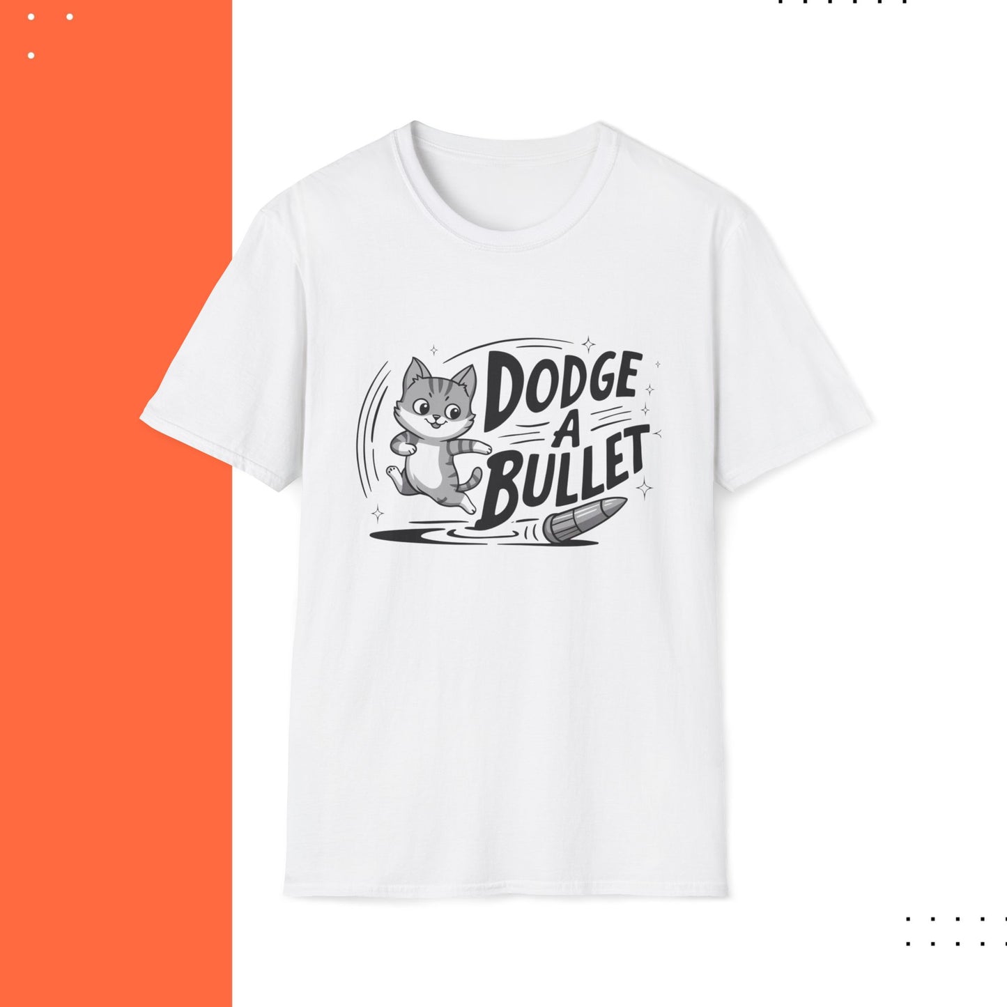 Dodge A Bullet Idiom Cotton T-Shirt