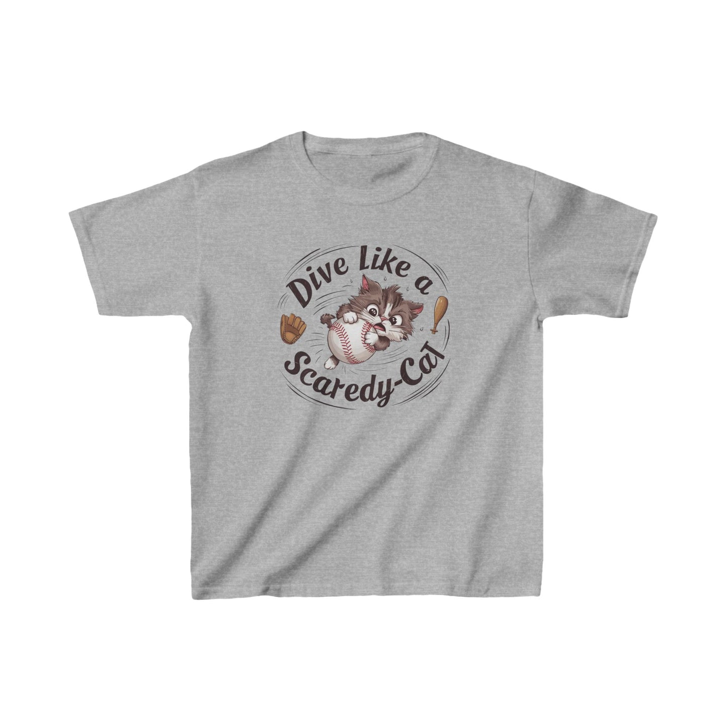 Dive Like Scaredy kid Cotton T-Shirt
