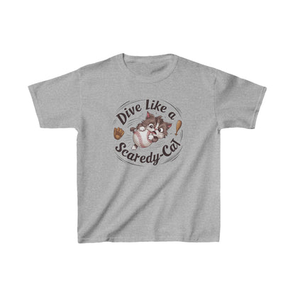 Dive Like Scaredy kid Cotton T-Shirt